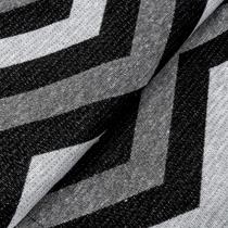 Kit Tapete Jacquard 3 Peças Passadeira 135cm Antiderrapante Sala Cozinha Algodão Poliéster Estampado