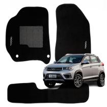 Kit Tapete Logo Bordado Específico Chery Tiggo 2 18 19 20 21 22 23