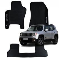 Kit Tapete Logo Bordado Específico Jeep Renegade 15 a 23 - V5568