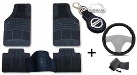 Kit Tapete Nissan Axxess 1985-1990 + Capa de Volante + Chaveiro