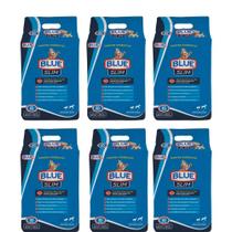 Kit Tapete Para Cachorro Blue Slim 30un Combo 6 Pacotes