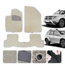 Kit Tapete para Renault Duster 16 a 2025 Série S Traseiro Inteiriço Cor bege Linha Premium 3pçs BLACK FRIDAY