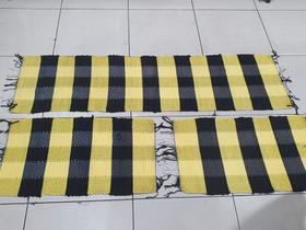 Kit Tapete Passadeira 3 Peças Tear Para Cozinha Diversas Cores