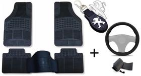 Kit Tapete Peugeot 4007 2011 + Capa de Volante + Chaveiro