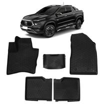 Kit Tapete Premium Bandeja Elevado Fiat Toro 2016/2025 Grid