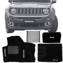 Kit Tapete Rede Bolsa Tapete Porta Malas Jeep Renegade 2018 19 20 21 22