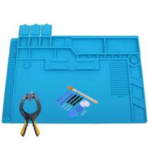 Kit Tapete Silicone Antiestática 48x32cm + alicate ventosa