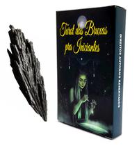 Kit Tarô Bruxas Iniciantes 22 Cartas e Pedra Cianita Negra Kit Tarô Bruxas Iniciantes 22 Cartas e Pedra Cianita Negra