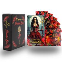 Kit Tarô Pomba Gira 36 Cartas Box 77 Mensagens de Pomba Gira