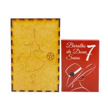 Kit Tarot Baralho Da Dona 7 Saias e Porta Tarô Caixa Madeira Kit Tarot Baralho Da Dona 7 Saias e Porta Tarô Caixa Madeira