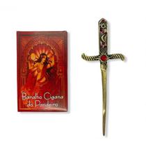 Kit Tarot Cigana do Pandeiro e Punhal Dourado