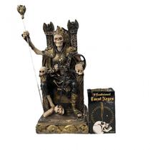 Kit Tarot Negro Esqueleto No Trono+Athame+Baralho 78 Cartas Kit Tarot Negro Esqueleto No Trono+Athame+Baralho 78 Cartas