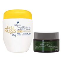 Kit Tarta Rugas Creme Facial Natubelly + Creme Clareador Facial Baba De Caracol