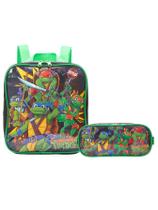 Kit Tartarugas Ninja Lancheira Térmica + Estojo Simples