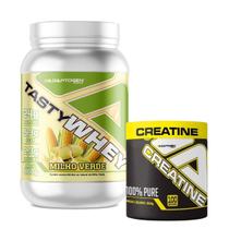 Kit Tasty Whey 3w Adaptogen 900g com Creatina Adaptogen 300g