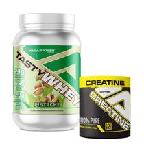 Kit Tasty Whey 3w Adaptogen 900g com Creatina Adaptogen 300g