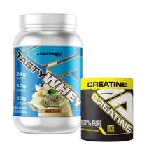 Kit Tasty Whey 3w Adaptogen 900g com Creatina Adaptogen 300g