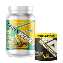 Kit Tasty Whey 3w Adaptogen 900g com Creatina Adaptogen 300g
