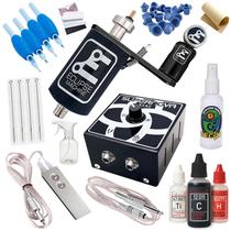 Kit Tatuagem c/ Máquina Rotativa Eclipse Tinta Profissional e Fonte Supernova