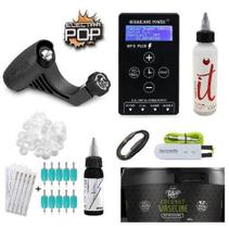 Kit Tatuagem Electra Pop Hurricane Vaselina Transfer Pedal - Electric Ink