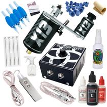 Kit Tatuagem Profissional Com Máquina X-13 e Fonte SUPERNOVA