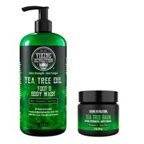 Kit Tea Tree: agente de limpeza de pele Viking Revolution para homens Kit Tea Tree: agente de limpeza de pele Viking Revolution para homens