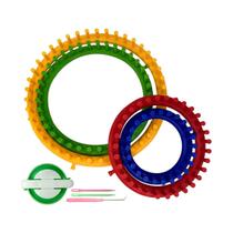 kit tear manual circular trico crochê 4 peças