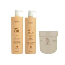 Kit Tec Oil Sh 1L +Cond 1L + Máscara 500ml - Arvensis