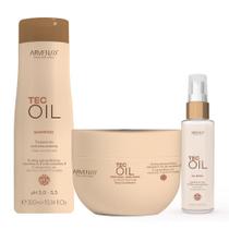Kit Tec Oil Shampoo, Máscara e Óleo Finalizador Arvensis