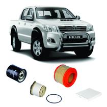 KIT TECFIL Kit Troca de filtros HILUX 2.5 / 3.0 2005 06 07 08 2009 2010