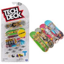 Kit tech dech 4 skates de dedo ultra dlx + acessorios (2891) - hasbro