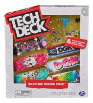 Kit Tech Deck Kit 6 Skate De Dedo Acessórios Dgk 2892 Sunny