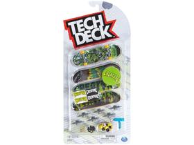 Kit Tech Deck Skate de Dedo com 4 Unidades - Sunny