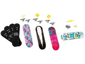 Kit Tech Deck Skate de Dedo com 4 Unidades - Sunny