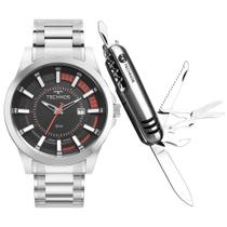 Kit Technos Masculino Racer Basico Prata - 2117LFE/K1P Kit Technos Masculino Racer Basico Prata - 2117LFE/K1P