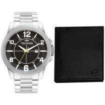 Kit Technos Masculino Racer Prata - 2115MGR/K1P