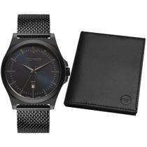 Kit Technos Masculino Steel Grafite - 2115ncds-k1f 2115ncds-k1f