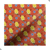 Kit Tecido Estampado 3 peças de 60x205cm Malha Promo Festa Junina Arraia pra Costura, Artesanato e Vestuário