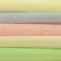 Kit Tecido Tule Tons Pastéis - Pacote 10 Metros - 5 Cores