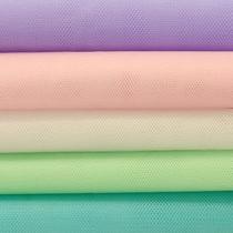 Kit Tecido Tule Tons Pastéis - Pacote 10 Metros - 5 Cores