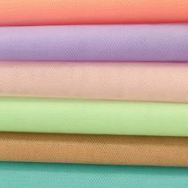 Kit Tecido Tule Tons Pastéis - Pacote 12 Metros - 6 Cores