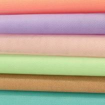 Kit Tecido Tule Tons Pastéis - Pacote 12 Metros - 6 Cores