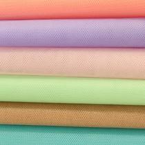 Kit Tecido Tule Tons Pastéis - Pacote 12 Metros - 6 Cores