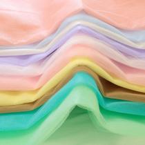 Kit Tecido Tule Tons Pastéis - Pacote 60 Metros - 10 Cores