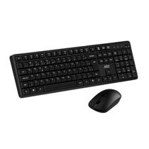 Kit Teclado ABNT2 e Mouse 1200 DPI Sem Fio Preto Wireless