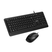 Kit Teclado ABNT2 e Mouse 2000 DPI Com Fio Preto USB Kit Teclado ABNT2 e Mouse 2000 DPI Com Fio Preto USB