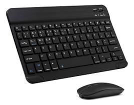 Kit Teclado Abnt2 E Mouse Bluetooth Para Galaxy Tab A9 S9 Fe