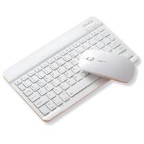 Kit Teclado ABNT2 Português BR com Ç + Mouse Bluetooth Slim Recarregável para Tablet e Notebook Kit Teclado ABNT2 Português BR com Ç + Mouse Bluetooth Slim Recarregável para Tablet e Notebook