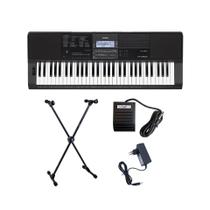 Kit Teclado Arranjador Casio Ctx800 + Acessórios