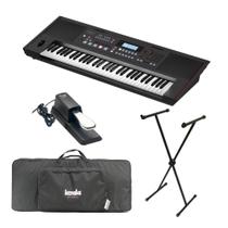 Kit Teclado Arranjador Roland E-X50 +Bag Stand Pedal